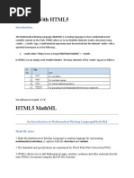 MathML With HTML5