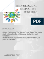 Anthropological Perspective of The SELF