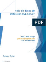 Manejo de Bases de Datos Con SQL Server