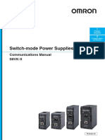 S8VK-X Switch-Mode Power Supplies Communications Manual