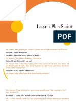 Lesson Plan Script: Denise Juarez Edu 214