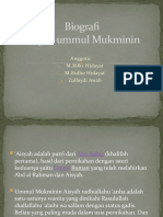 Biografi Aisyah Ummul Mukminin