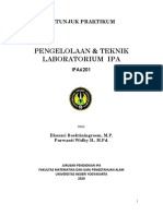 Petunjuk Praktikum Penglab Ekosari 2020 PDF