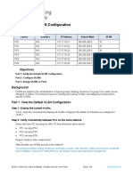 3.3.12 Packet Tracer - VLAN Configuration