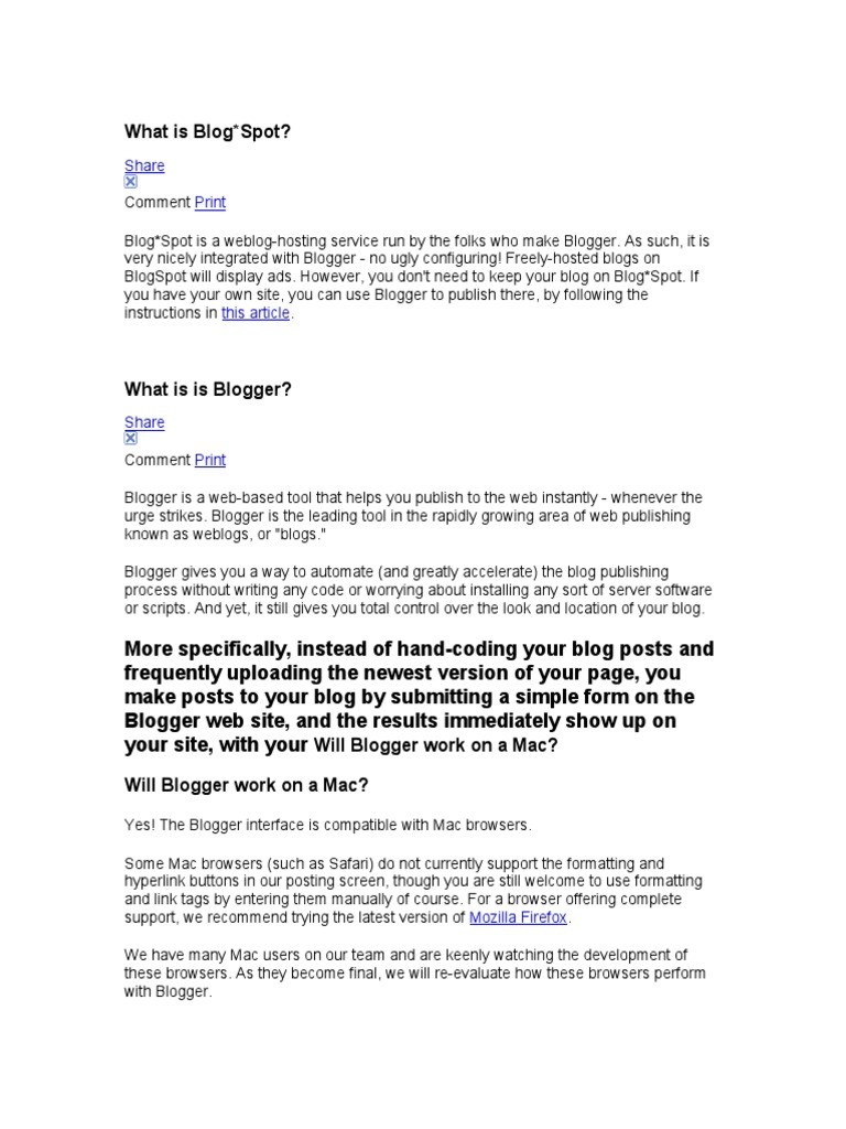 What Is Blog | PDF | World Wide Web | Internet & Web