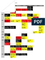 Horario de Actividades: 8 DE ABR. DE 2019 - 14 DE ABR. DE 2019