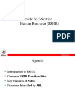 Oracle Self-Service Human Resource (SSHR)