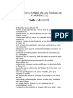 El Espíritu Santo en Los Padres de La Iglesia. 11 De16. San Basilio PDF