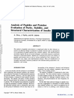 Analysis of Peptides and Proteins PDF