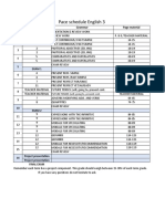 Pace Schedule For Eng3 (Recuperado Automáticamente)