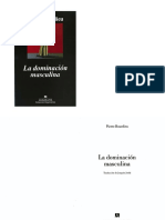 Bourdieu Pierre La Dominacion Masculina