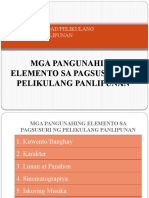 Mga Pangunahing Elemento Sa Pagsusuri NG Pelikulang Panlipunan