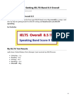 Student Tips For Getting IELTS Band 85 Overall