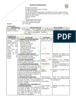 Sesion de Aprendizaje para Modulo