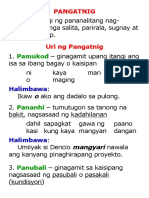 Filipino PANGATNIG