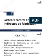 Costos y Control de Costos Indirectos de Fabricación