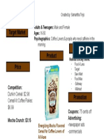 Marketing Mix Assignment - Cereal Product 2