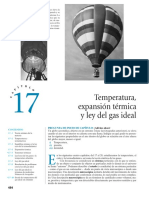 Temperatura, Expansión Térmica y Ley Del Gas Ideal: Contenido