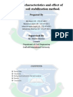 Review of Characteristics and Effect of Different Soil Stabilization Method