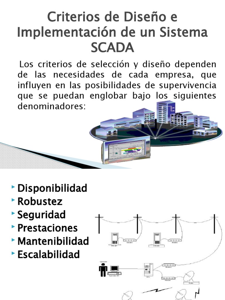 Criterios de Diseno e Implementacion de Un Sistema SCADA | PDF | Scada ...