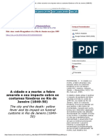 A cidade e a morte_ a febre amarela e seu impacto sobre os costumes fúnebres no Rio de Janeiro (1849-50)