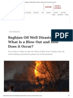 Baghjan Oil Well Disaster - What Is A Blow Out and How Does It Occur