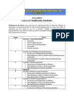 Syllabus Final Dula at Nobelang Filipino
