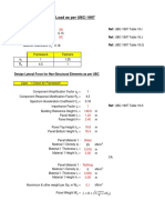 UBC Seismic Load Calculation