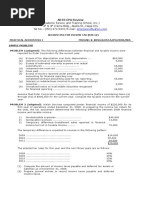 Accounting For Income Tax Handouts