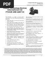 Future Technology Devices International LTD Ft232R Usb Uart Ic