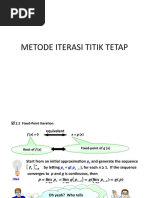 Metode Iterasi Titik Tetap