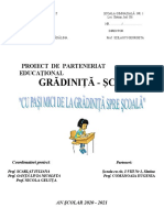 PARTENERIAT Gradinita-Scoala