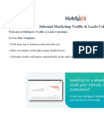 Traffic & Leads Calculator - HubSpot