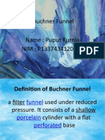 Buchner Funnel Name: Puput Kurnia NIM: P1337434120048