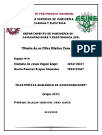 Equipo#11 Filtro Eliptico Pasa Bajos 8CV1 PDF