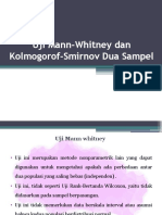 Bahan - 2 - Uji Mann-Whitney Dan Kolmogorof-Smirnov