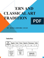 WESTERN AND CLASSICAL ART TRADITION