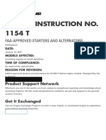 Service Instruction No. 1154 T - Lycoming PDF