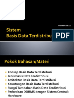 SBD 13 Sistem Basis Data Terdistribusi