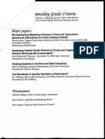 Commodity Grading Criteria