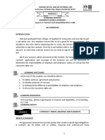 Module 3. Contract Act (Legal Aspects)