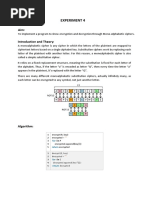 Experiment 4: 1 2 3 4 5 Encrypt (P, Key) Encrypted I P Encrypted Append (Key (I) ) Encrypted 1 2 3 4 5