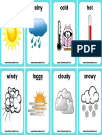 Weather Student Cards