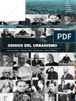 Genios del urbanismo: biografías y planes urbanos