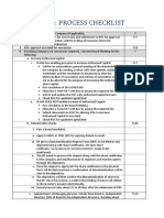 SME IPO Guideline Checklist