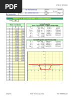 Properties of Section Described by Nodes Coordinates