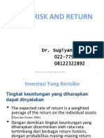 Fin Mang Risk and Return