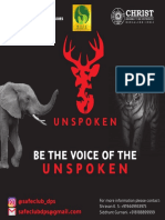 Be The Voice of The: Unspoken