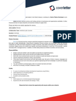 Coverletter - Senior Python Developer - 1023 PDF