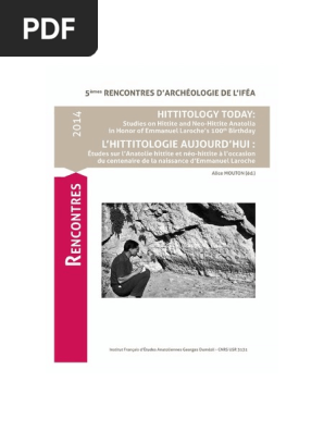 stusies on hittite and neo hittite pdf hittites langues